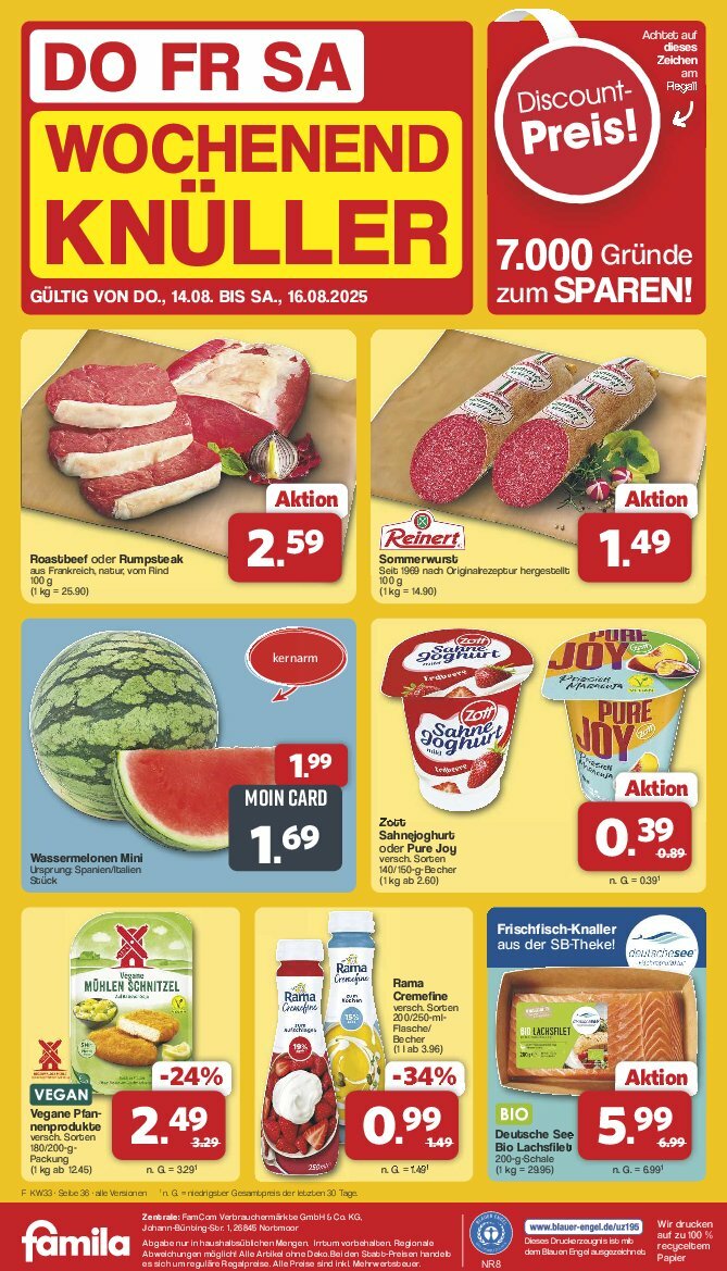 famila-nordwest - Famila Nordwest-Prospekt gültig vom 11.08. bis 16.08. - page: 40