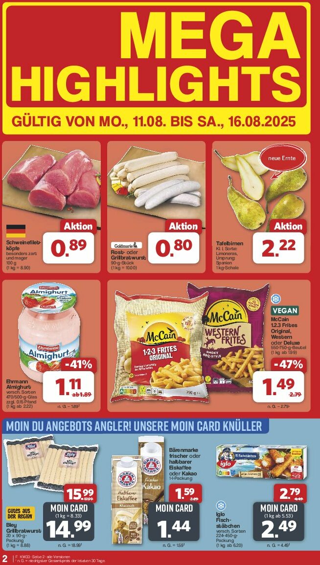 famila-nordwest - Famila Nordwest-Prospekt gültig vom 11.08. bis 16.08. - page: 2