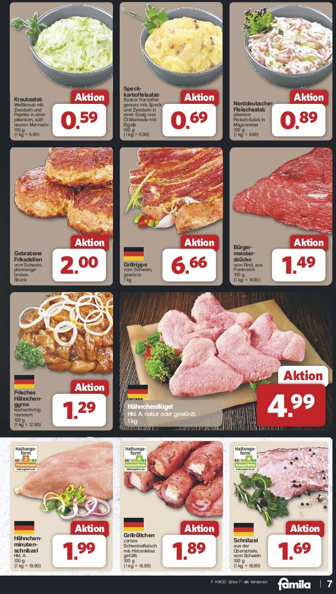 famila-nordwest - Famila Nordwest-Prospekt gültig vom 11.08. bis 16.08. - page: 7