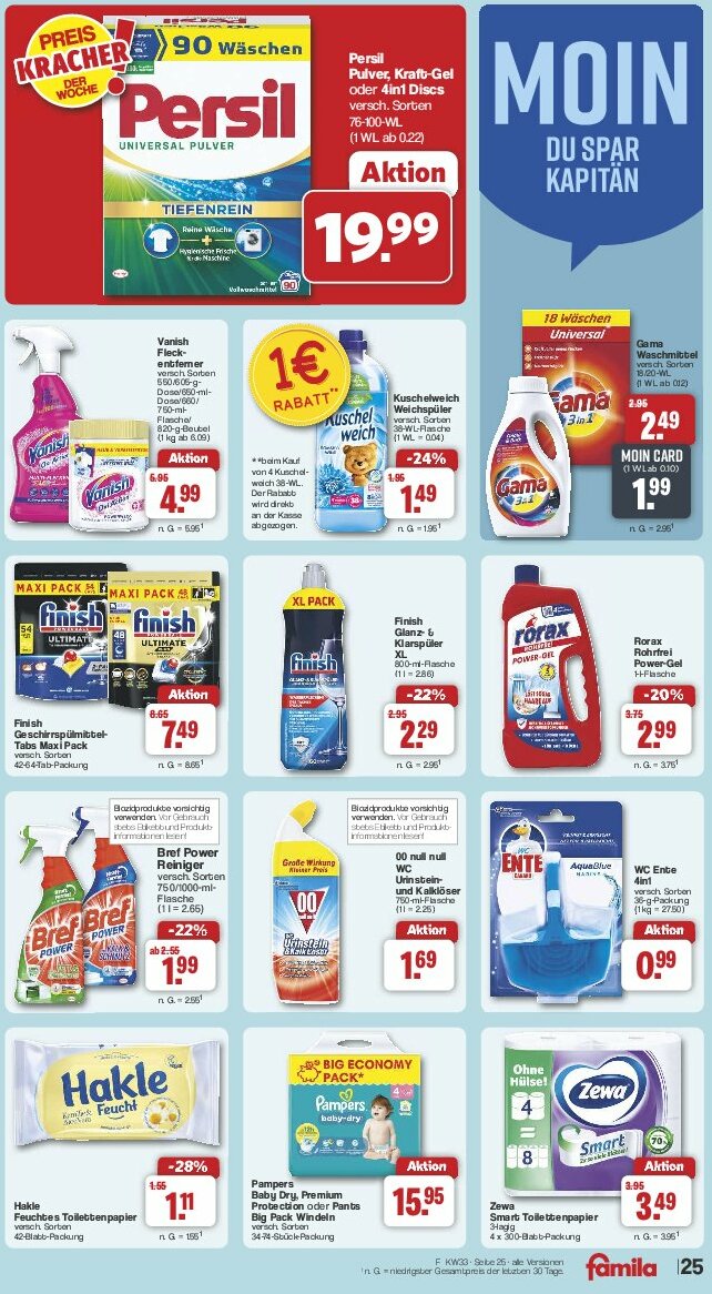 famila-nordwest - Famila Nordwest-Prospekt gültig vom 11.08. bis 16.08. - page: 29