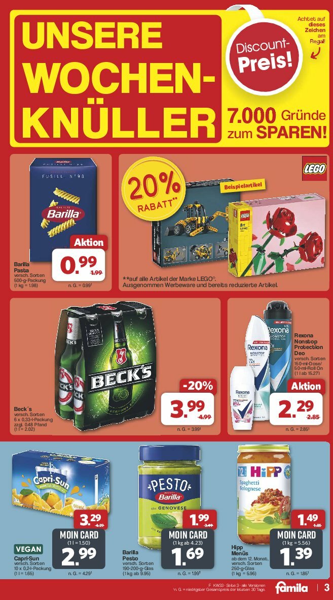 famila-nordwest - Famila Nordwest-Prospekt gültig vom 11.08. bis 16.08. - page: 3