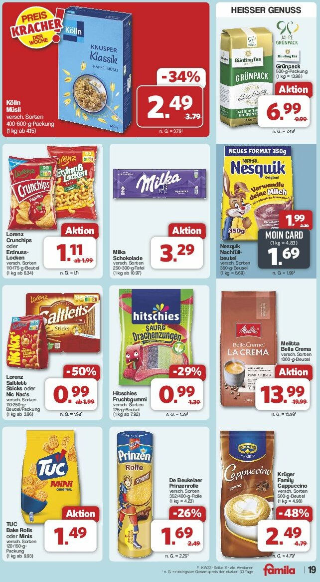famila-nordwest - Famila Nordwest-Prospekt gültig vom 11.08. bis 16.08. - page: 22