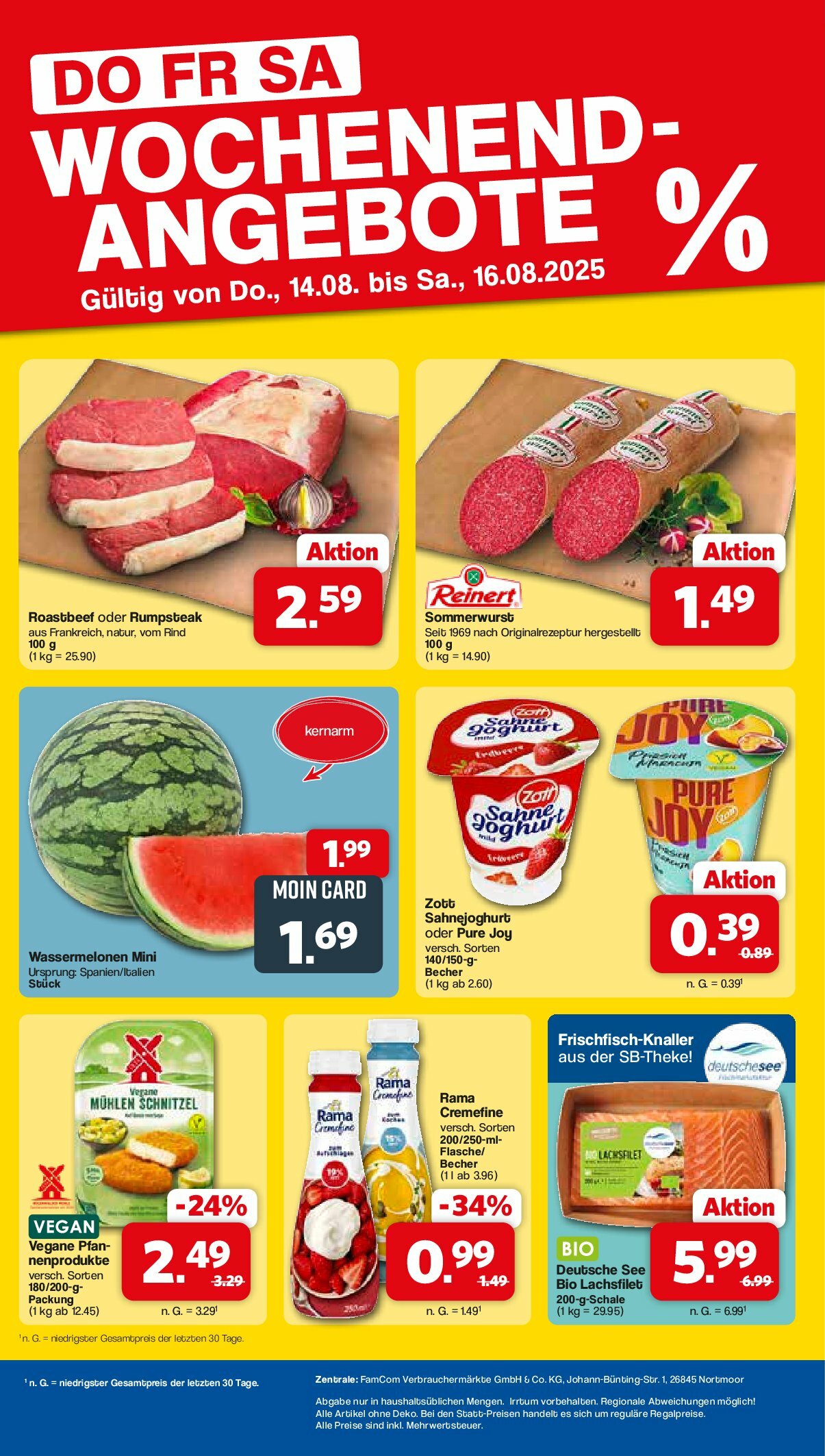 famila-nordwest - Famila Nordwest - Wochenend-Angebote-Prospekt gültig vom 14.08. bis 16.08. - page: 2