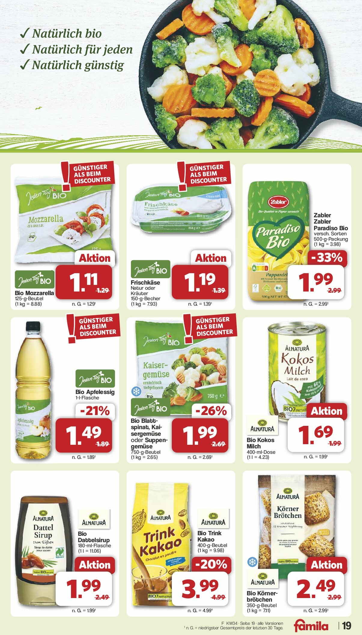 famila-nordwest - Famila Nordwest-Prospekt gültig vom 18.08. bis 23.08. - page: 22