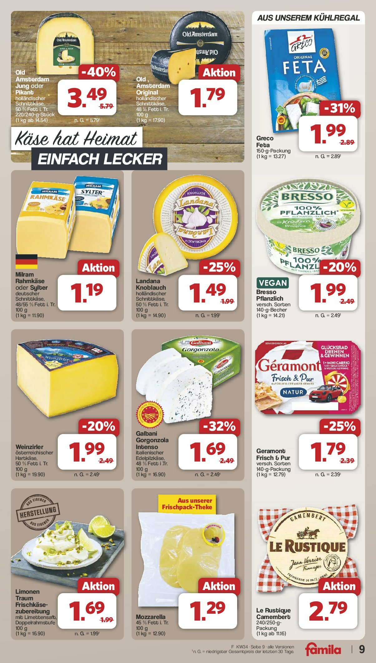 famila-nordwest - Famila Nordwest-Prospekt gültig vom 18.08. bis 23.08. - page: 9