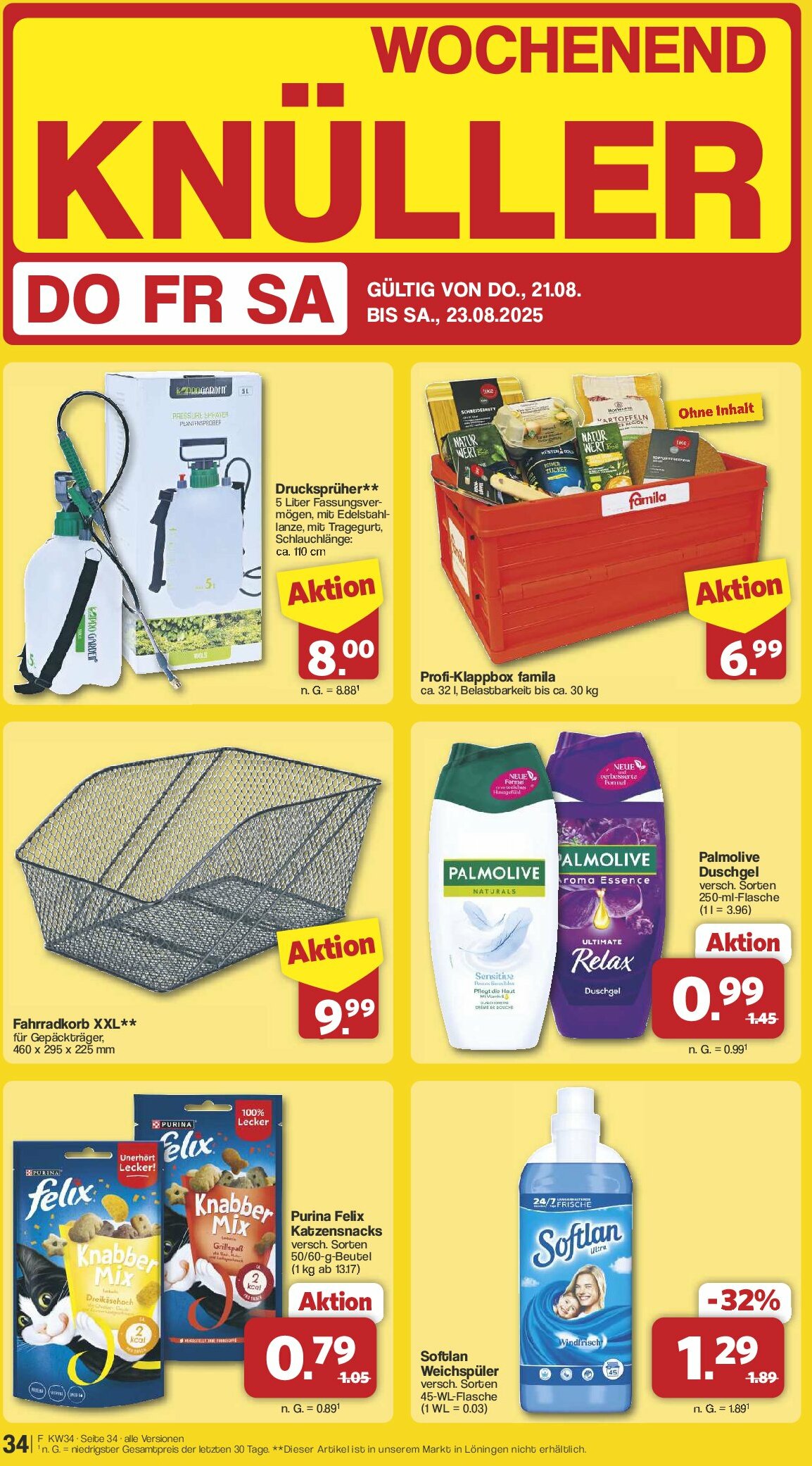 famila-nordwest - Famila Nordwest-Prospekt gültig vom 18.08. bis 23.08. - page: 39