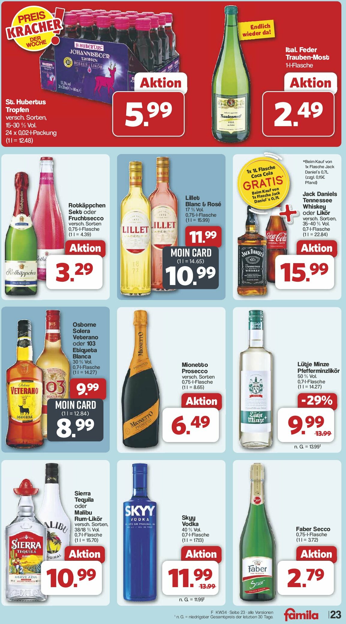 famila-nordwest - Famila Nordwest-Prospekt gültig vom 18.08. bis 23.08. - page: 28