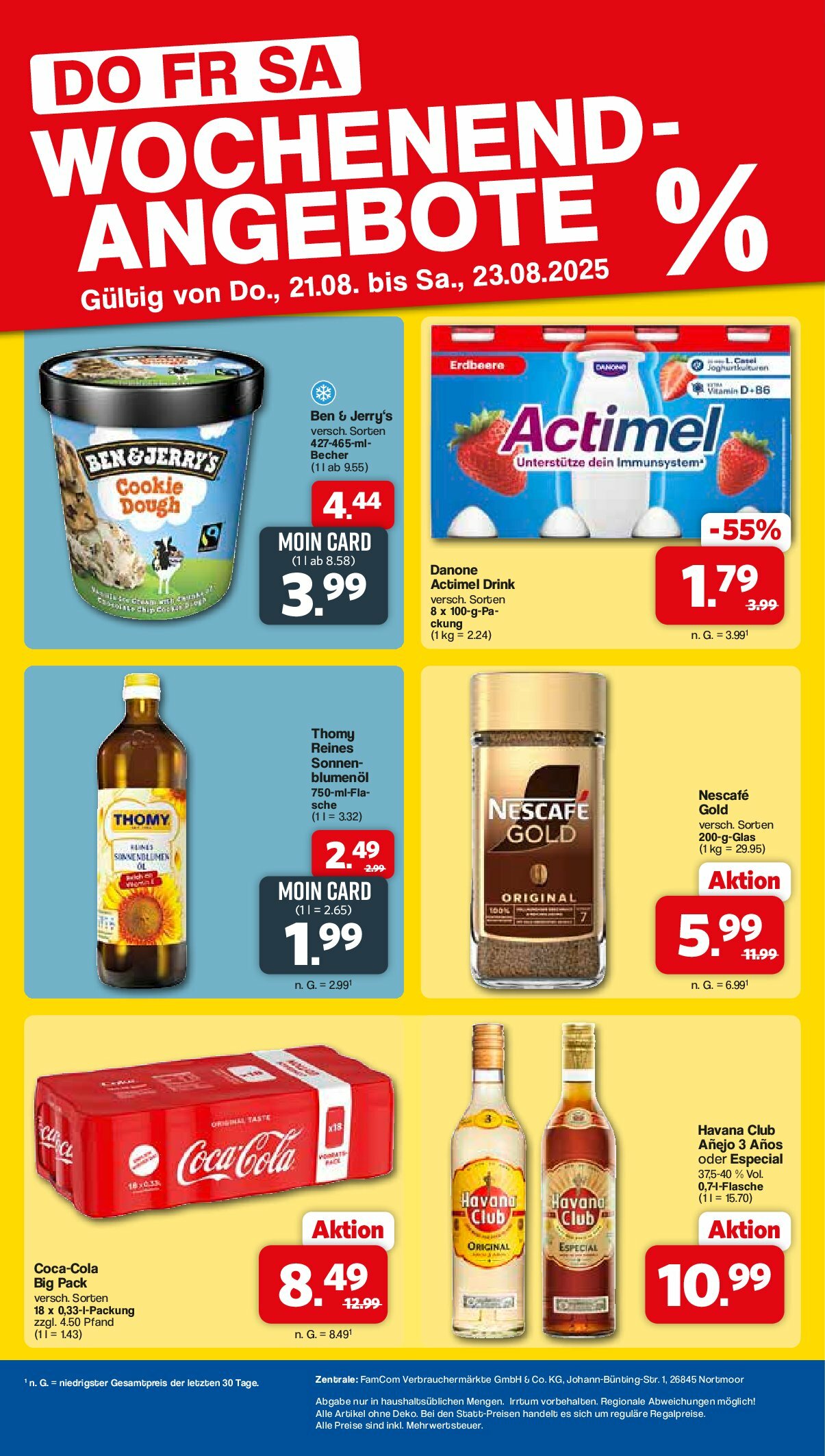 famila-nordwest - Famila Nordwest - Wochenend-Angebote-Prospekt gültig vom 21.08. bis 23.08. - page: 2
