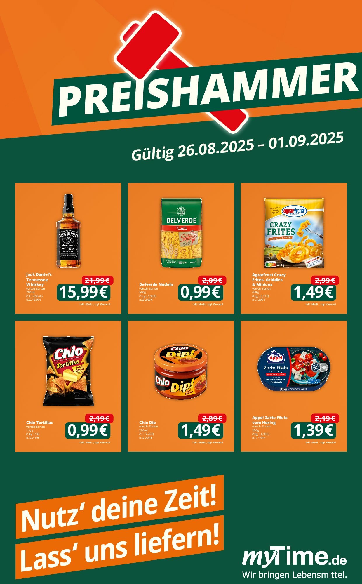 famila-nordwest - Famila Nordwest - Preishammer-Prospekt gültig vom 26.08. bis 01.09. - page: 1
