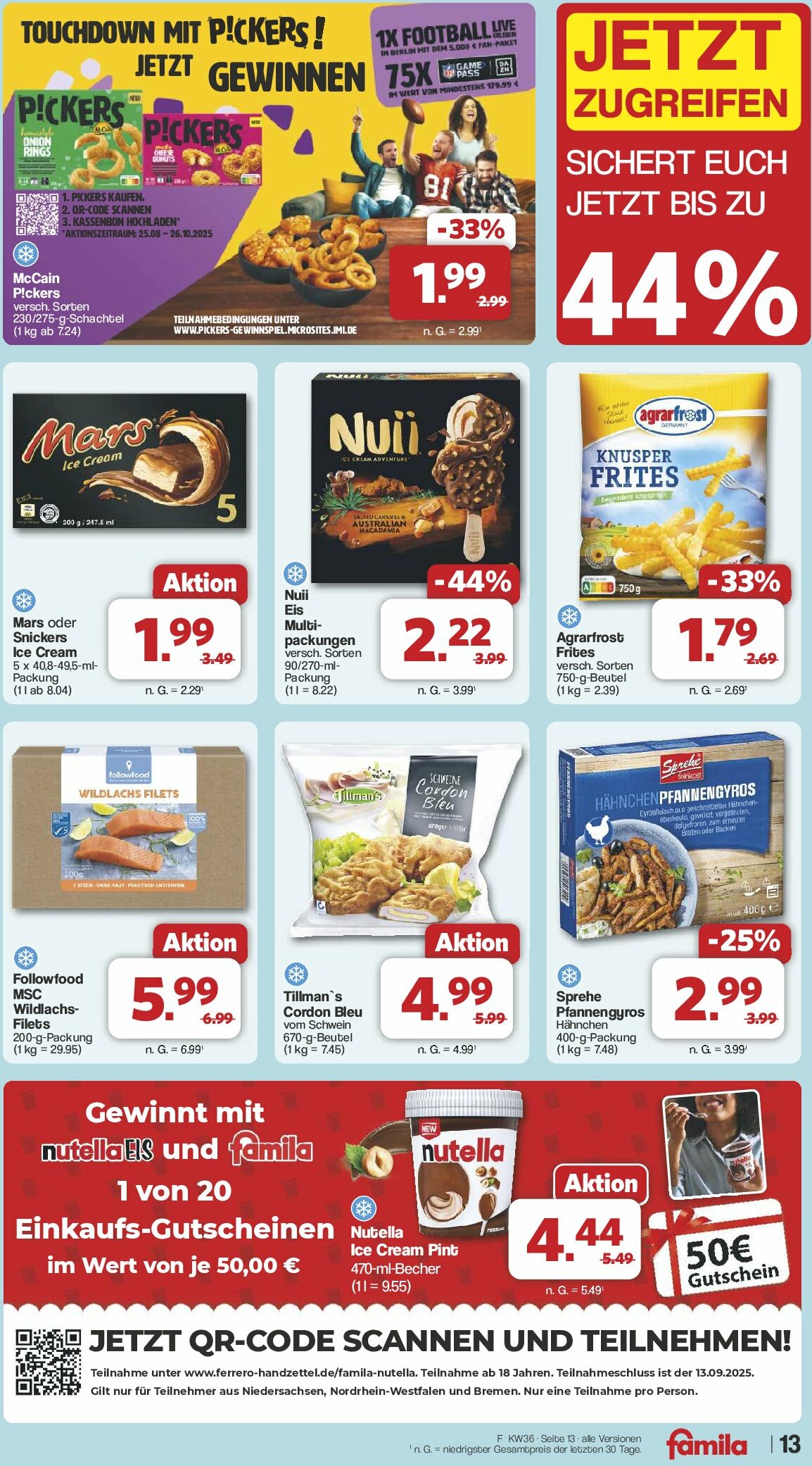 famila-nordwest - Famila Nordwest-Prospekt gültig vom 01.09. bis 06.09. - page: 16