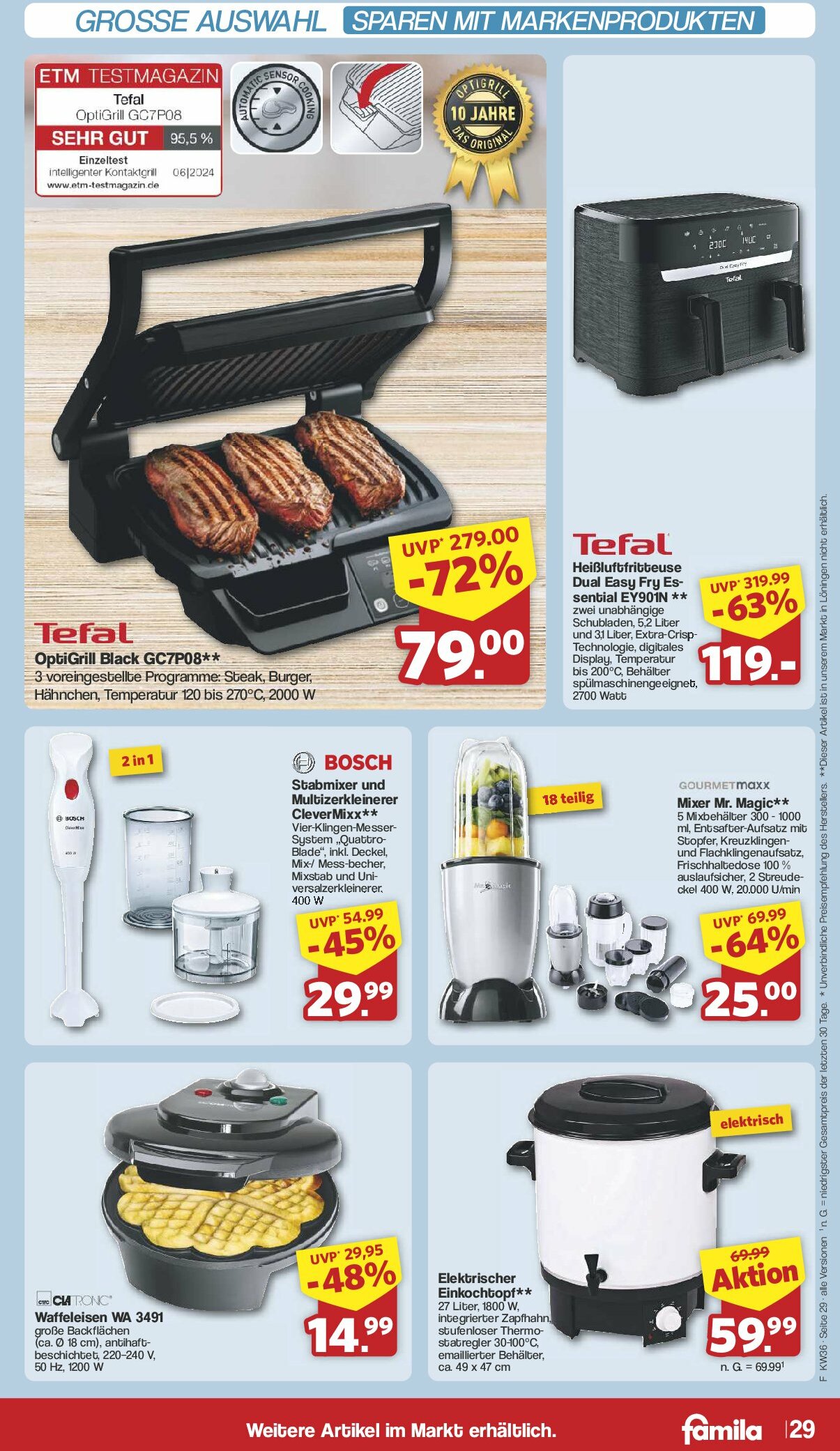 famila-nordwest - Famila Nordwest-Prospekt gültig vom 01.09. bis 06.09. - page: 33