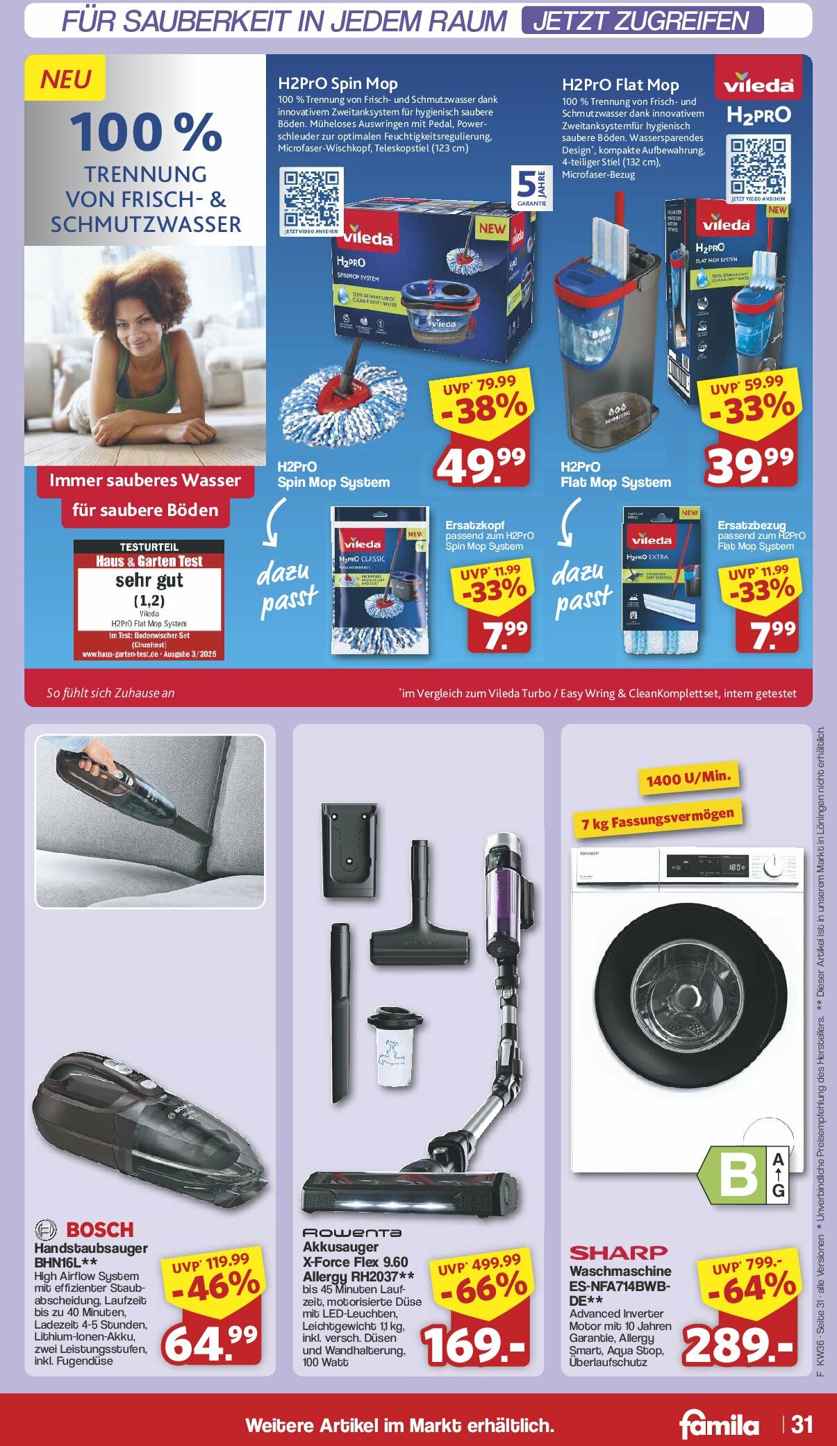 famila-nordwest - Famila Nordwest-Prospekt gültig vom 01.09. bis 06.09. - page: 36