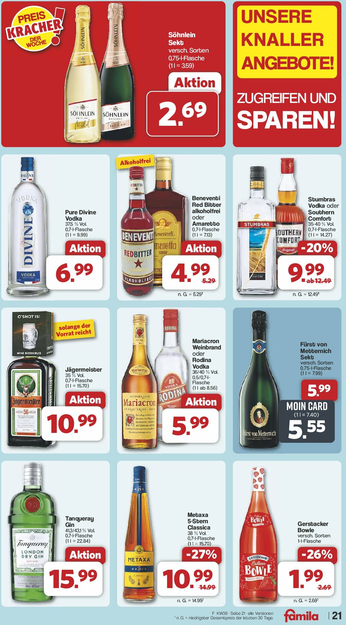 famila-nordwest - Famila Nordwest-Prospekt gültig vom 01.09. bis 06.09. - page: 25