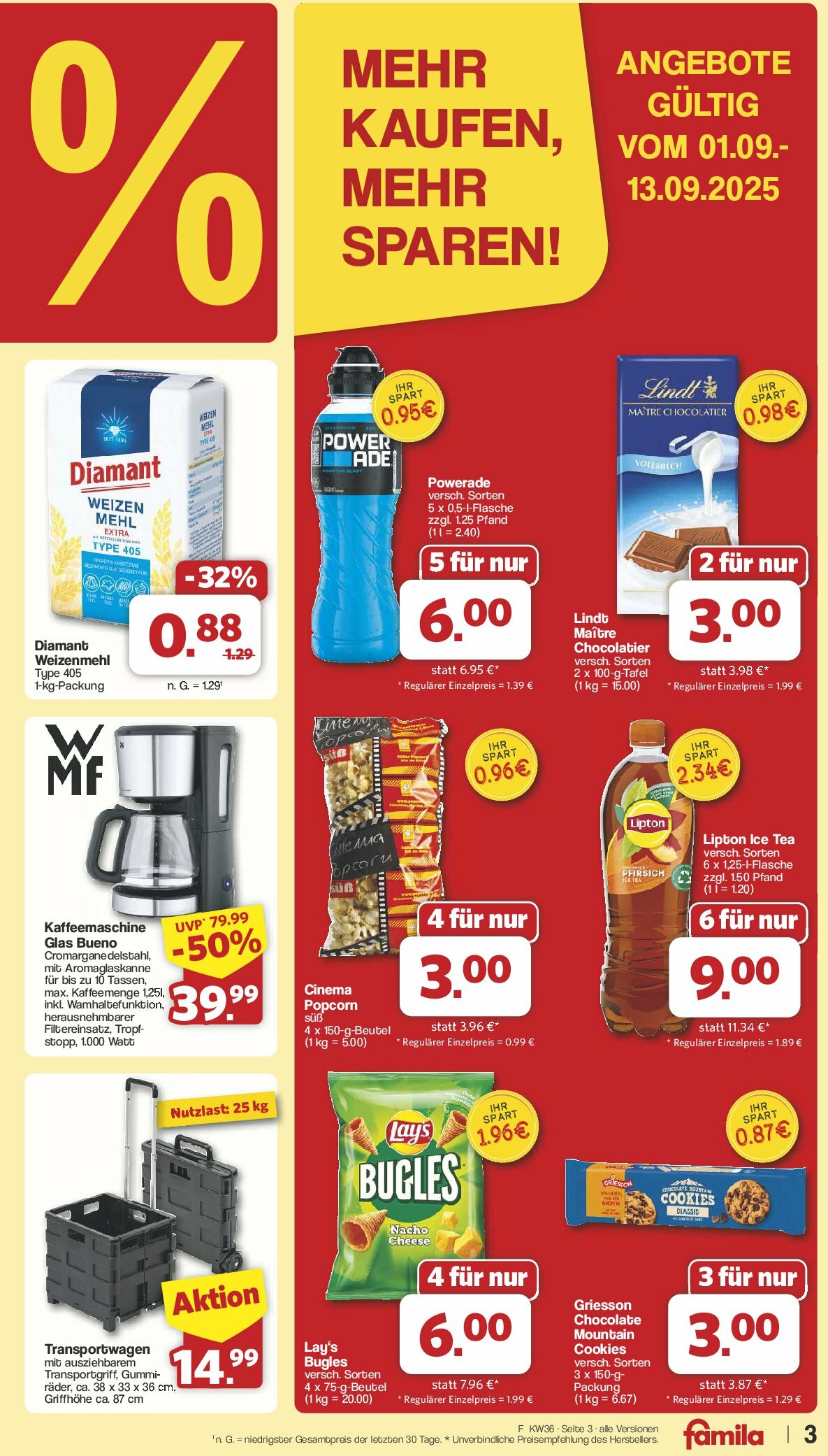 famila-nordwest - Famila Nordwest-Prospekt gültig vom 01.09. bis 06.09. - page: 3
