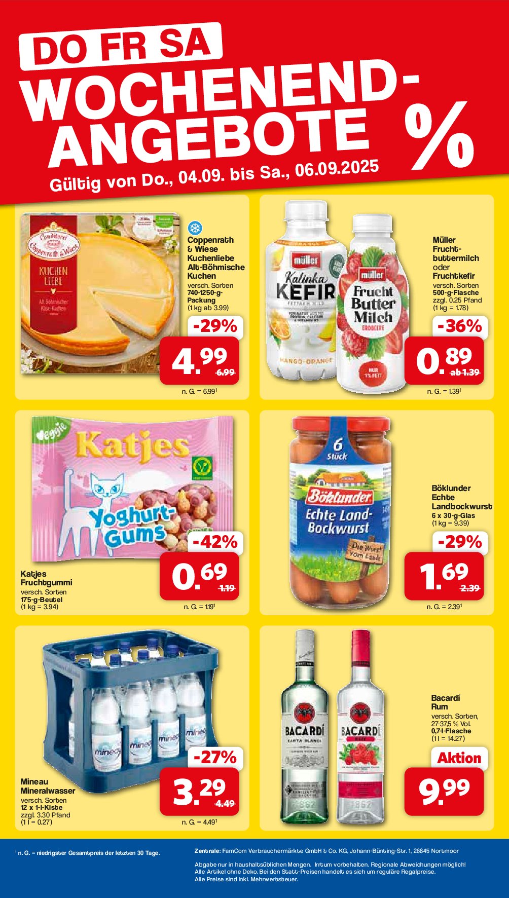 famila-nordwest - Famila Nordwest - Wochenend-Angebote-Prospekt gültig vom 04.09. bis 06.09. - page: 2