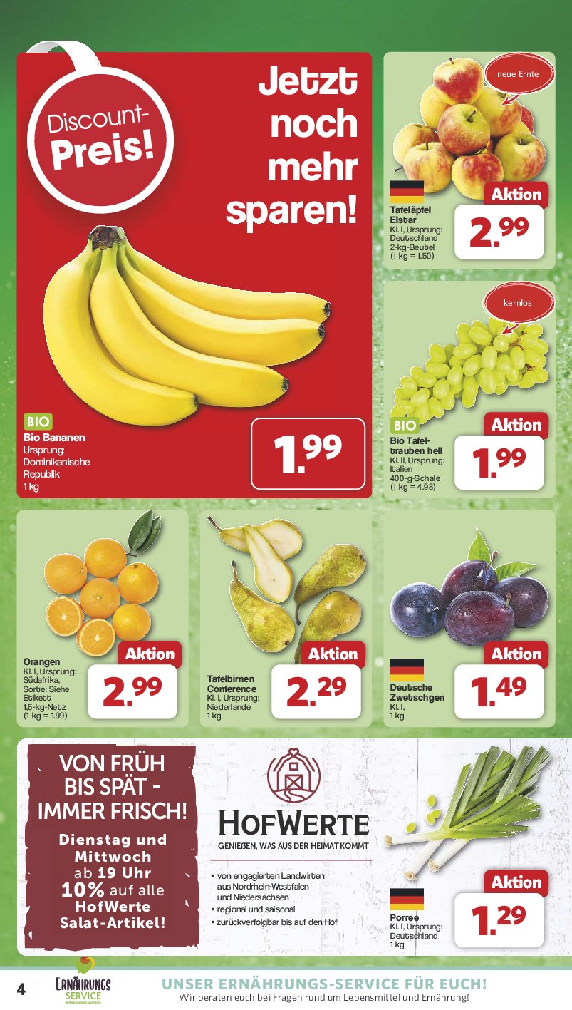 famila-nordwest - Famila Nordwest-Prospekt gültig vom 08.09. bis 13.09. - page: 4