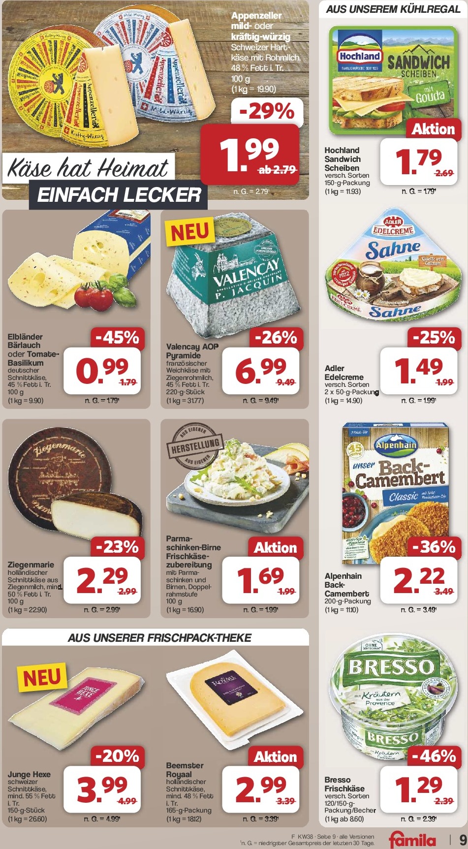 famila-nordwest - Famila Nordwest-Prospekt gültig vom 15.09. bis 20.09. - page: 10