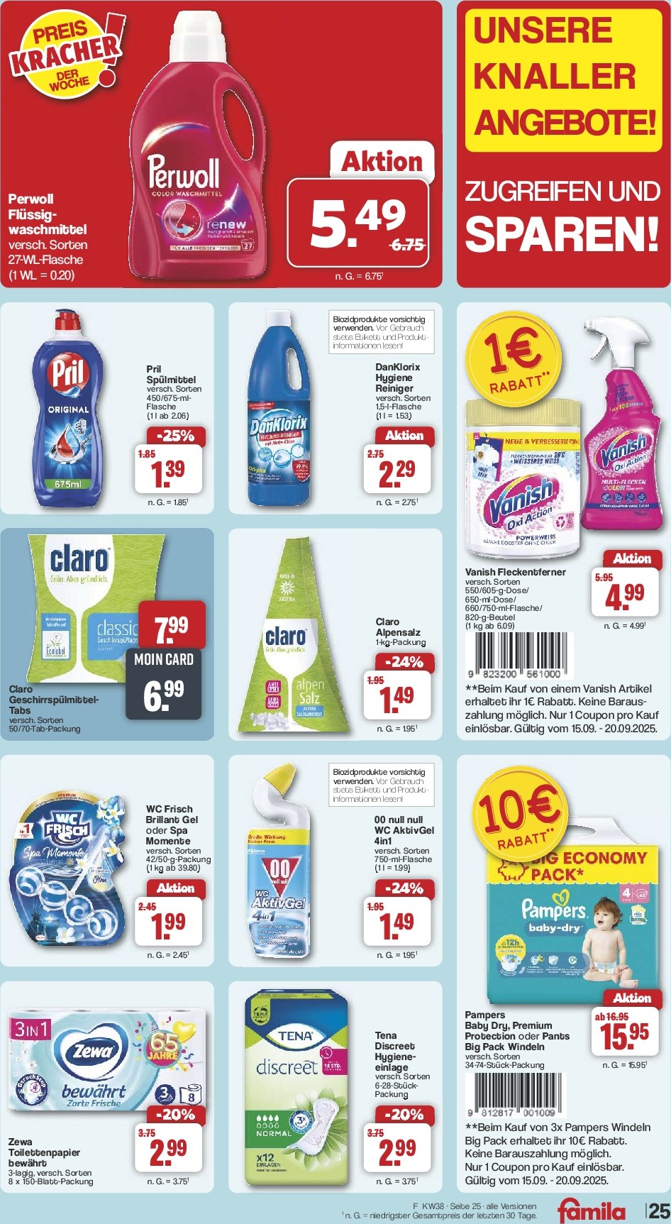 famila-nordwest - Famila Nordwest-Prospekt gültig vom 15.09. bis 20.09. - page: 27