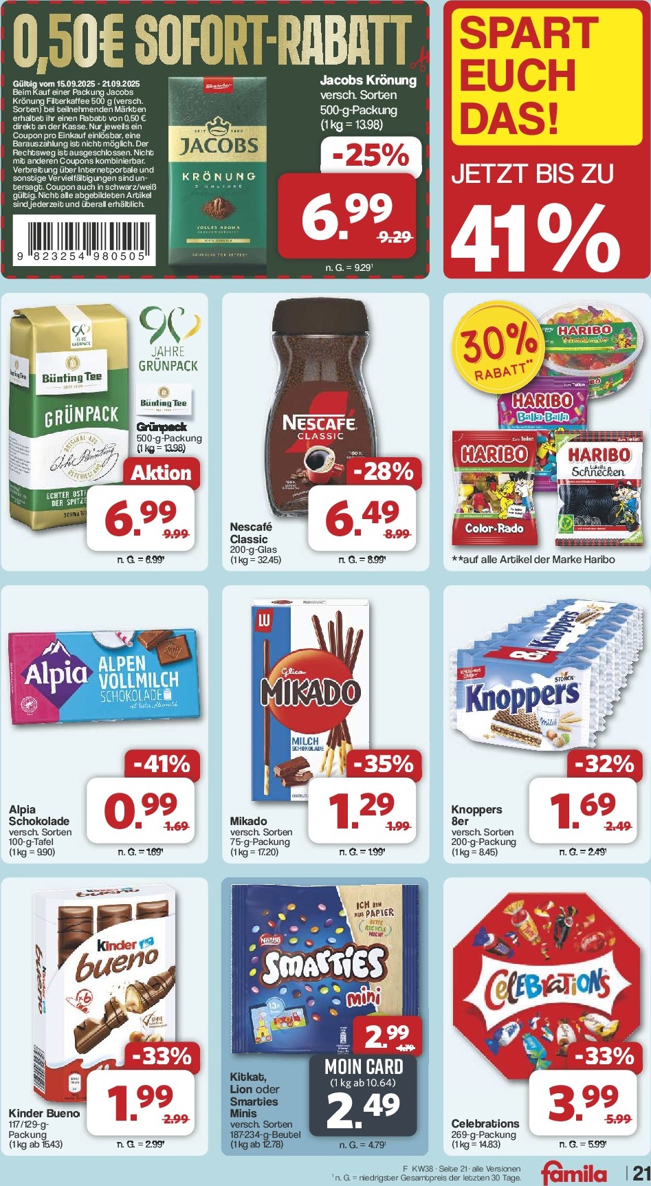 famila-nordwest - Famila Nordwest-Prospekt gültig vom 15.09. bis 20.09. - page: 23