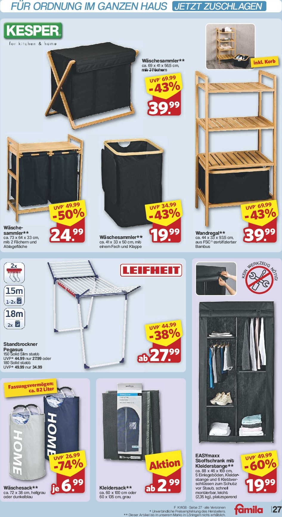 famila-nordwest - Famila Nordwest-Prospekt gültig vom 15.09. bis 20.09. - page: 30