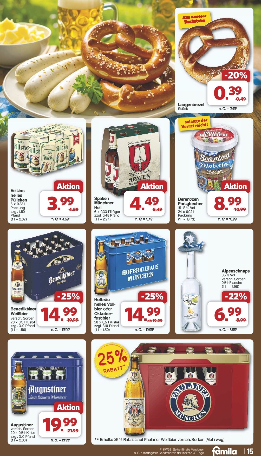 famila-nordwest - Famila Nordwest-Prospekt gültig vom 15.09. bis 20.09. - page: 16