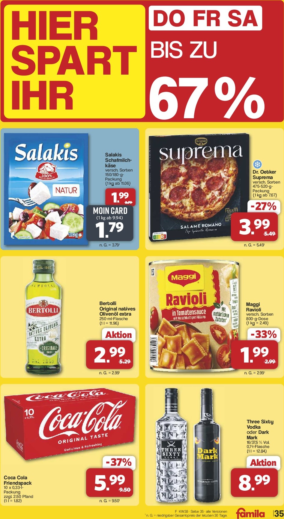 famila-nordwest - Famila Nordwest-Prospekt gültig vom 15.09. bis 20.09. - page: 39