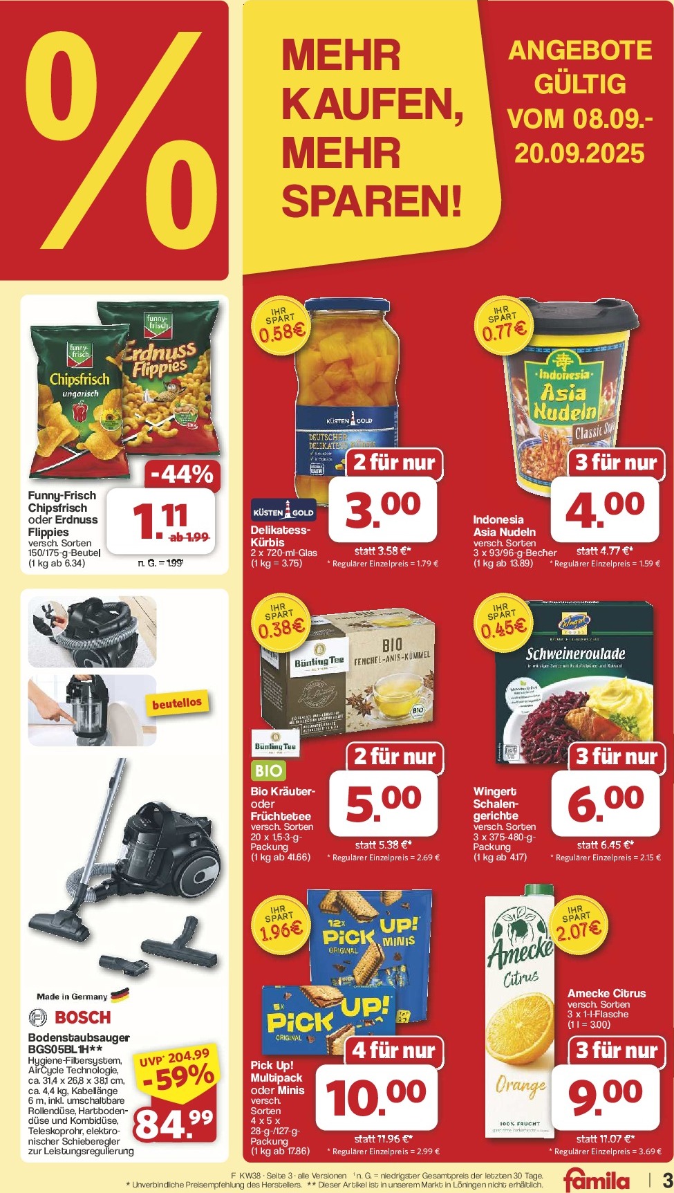 famila-nordwest - Famila Nordwest-Prospekt gültig vom 15.09. bis 20.09. - page: 3