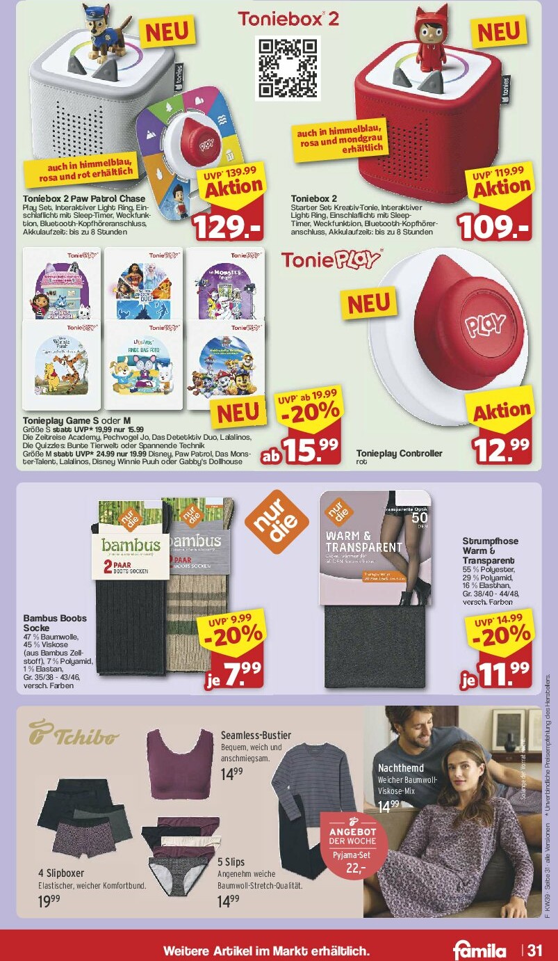 famila-nordwest - Famila Nordwest-Prospekt gültig vom 22.09. bis 27.09. - page: 37