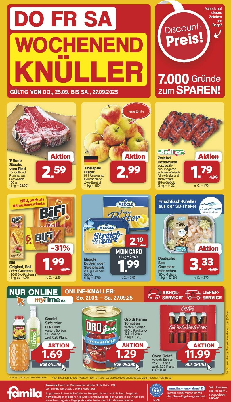 famila-nordwest - Famila Nordwest-Prospekt gültig vom 22.09. bis 27.09. - page: 43