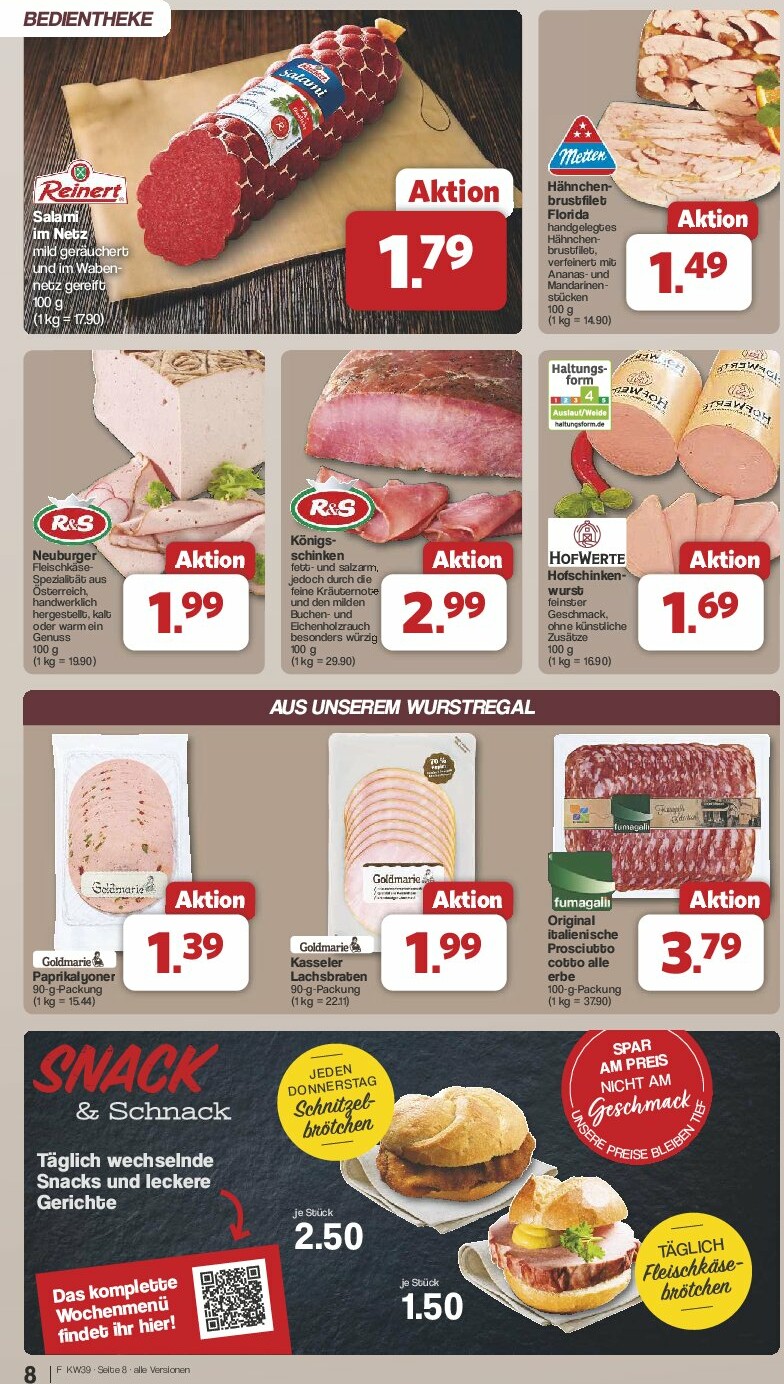 famila-nordwest - Famila Nordwest-Prospekt gültig vom 22.09. bis 27.09. - page: 8