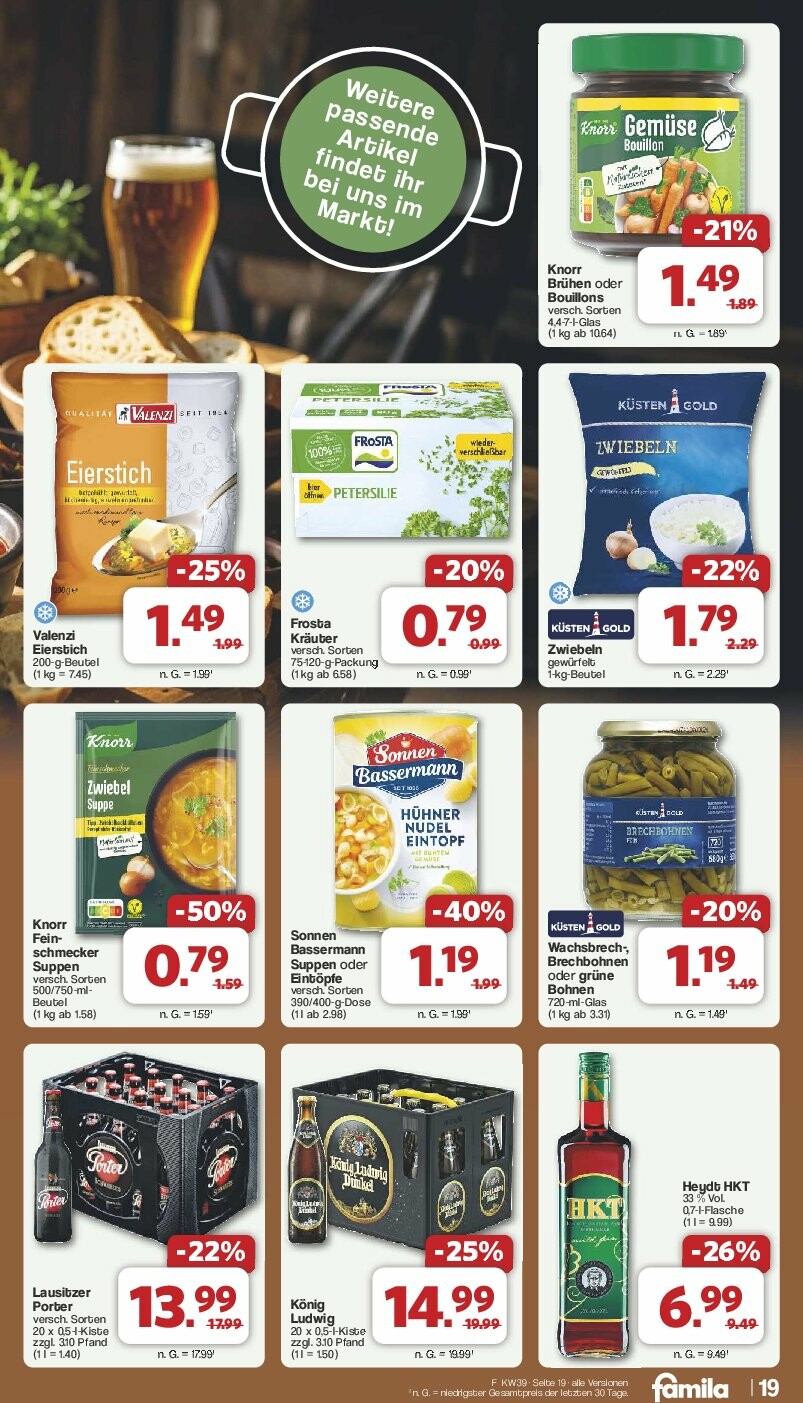 famila-nordwest - Famila Nordwest-Prospekt gültig vom 22.09. bis 27.09. - page: 21