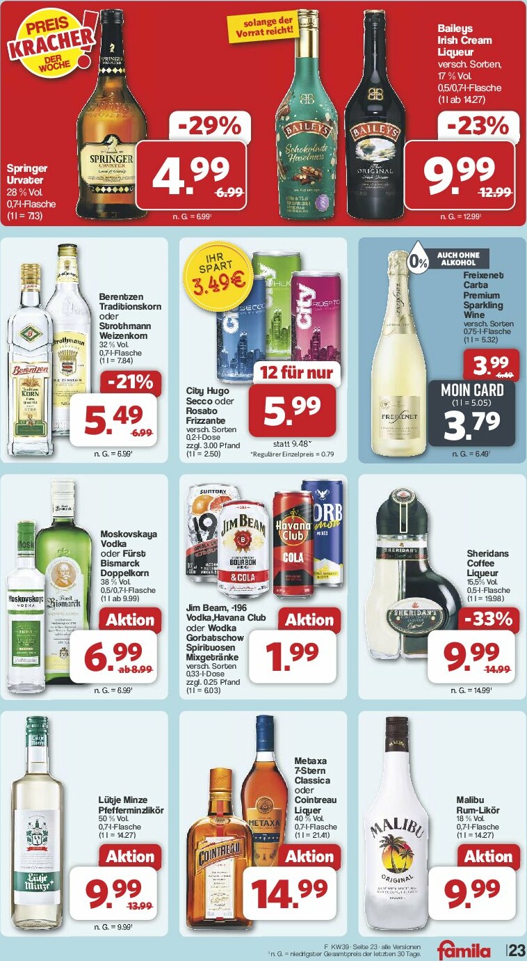 famila-nordwest - Famila Nordwest-Prospekt gültig vom 22.09. bis 27.09. - page: 26
