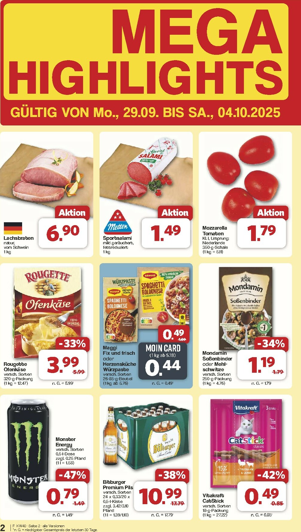 famila-nordwest - Famila Nordwest-Prospekt gültig vom 29.09. bis 04.10. - page: 2