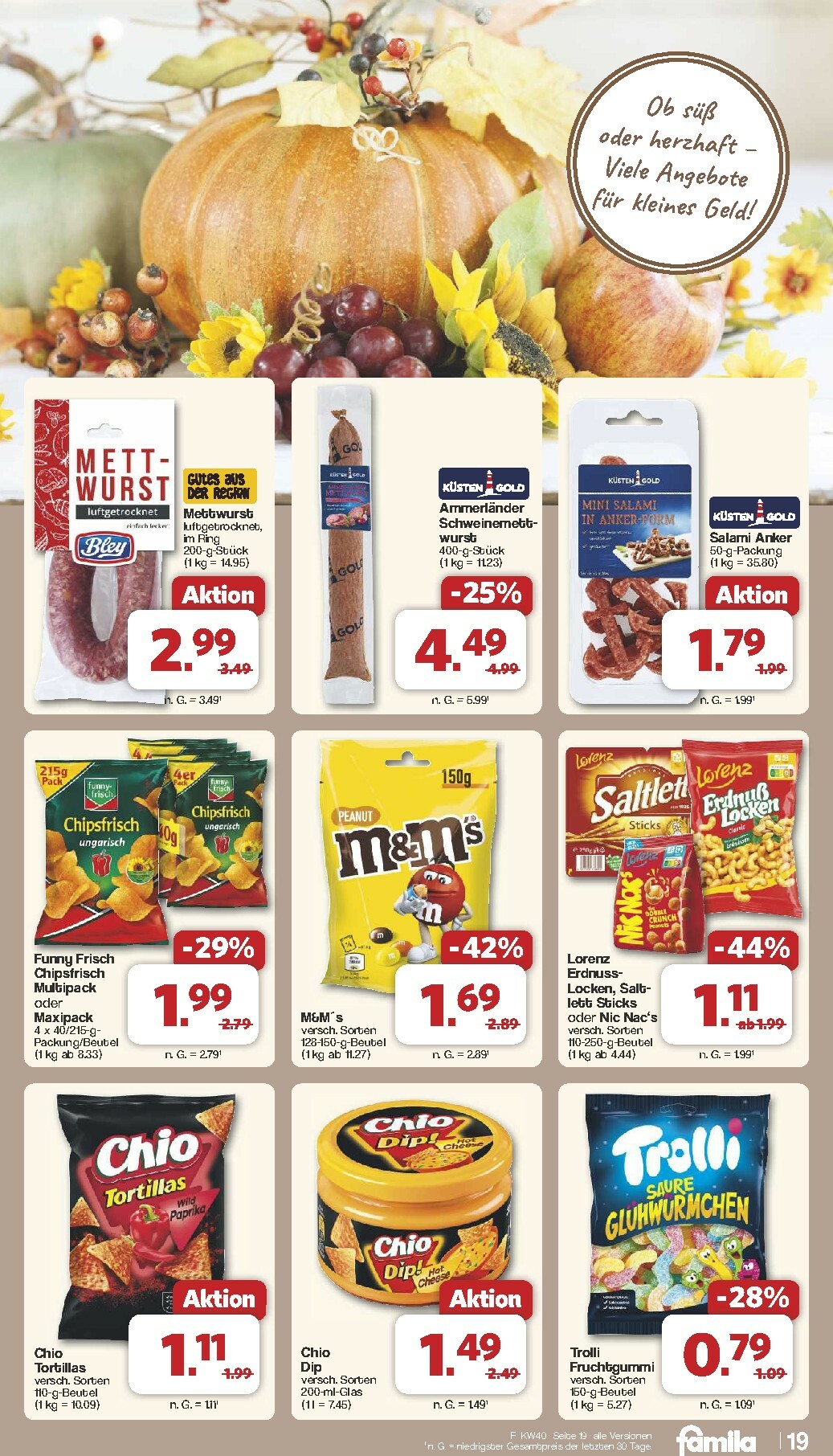 famila-nordwest - Famila Nordwest-Prospekt gültig vom 29.09. bis 04.10. - page: 20