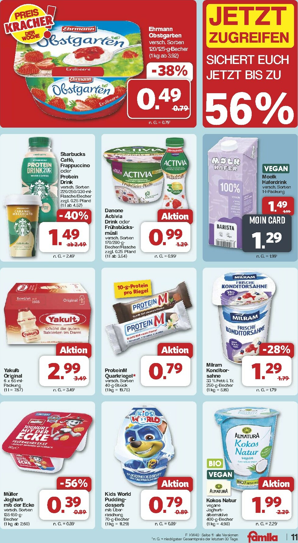 famila-nordwest - Famila Nordwest-Prospekt gültig vom 29.09. bis 04.10. - page: 11