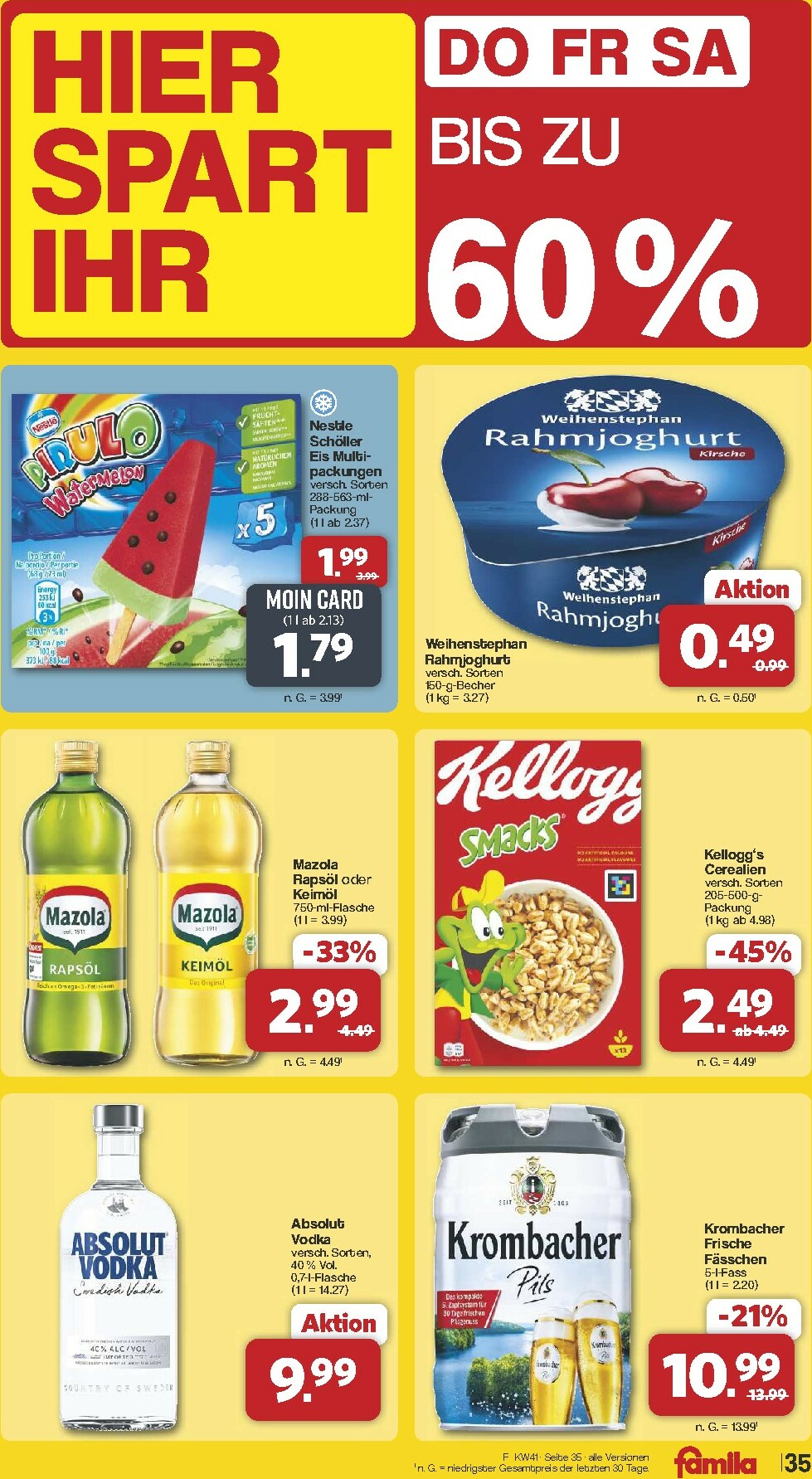 famila-nordwest - Famila Nordwest-Prospekt gültig vom 06.10. bis 11.10. - page: 38