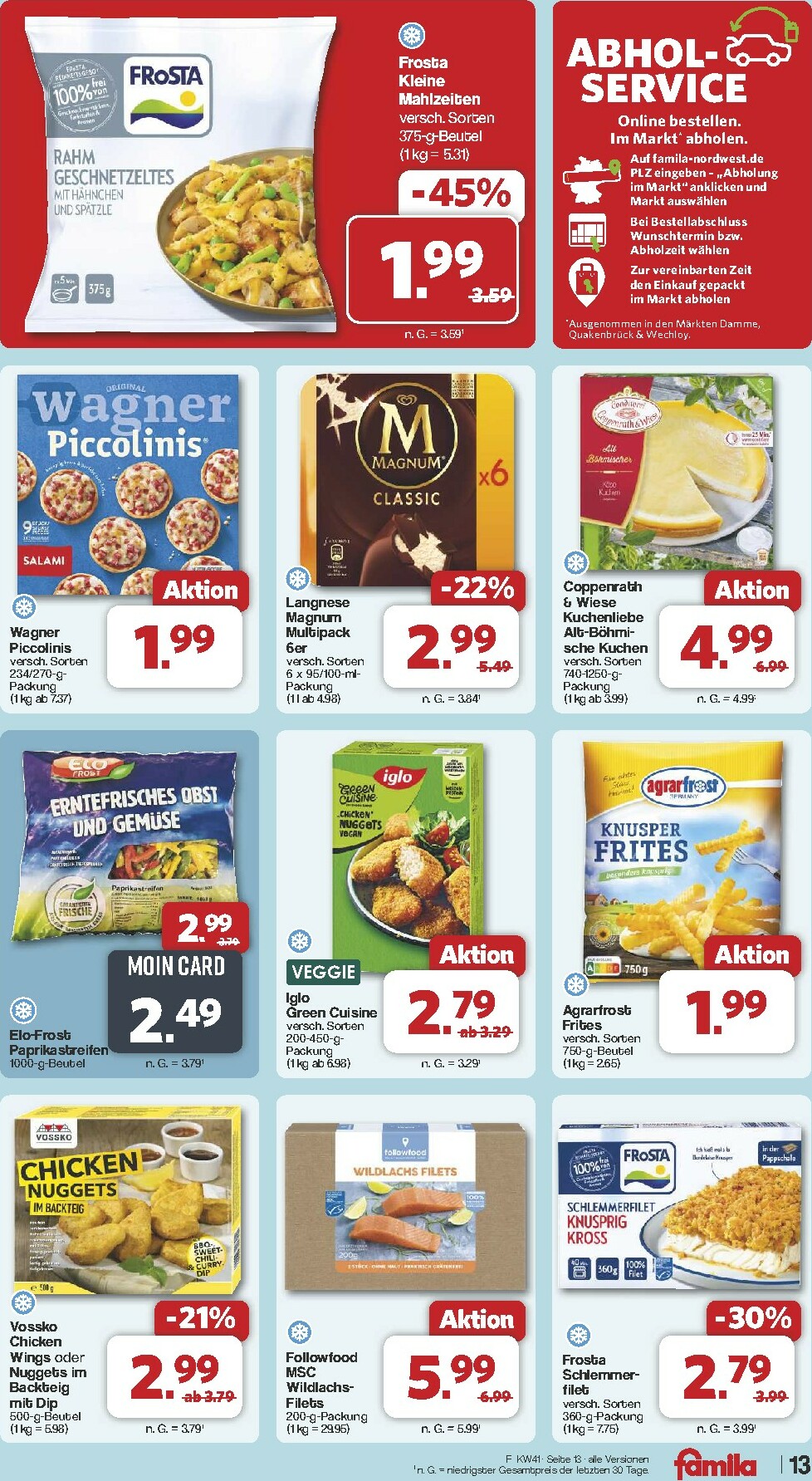 famila-nordwest - Famila Nordwest-Prospekt gültig vom 06.10. bis 11.10. - page: 13