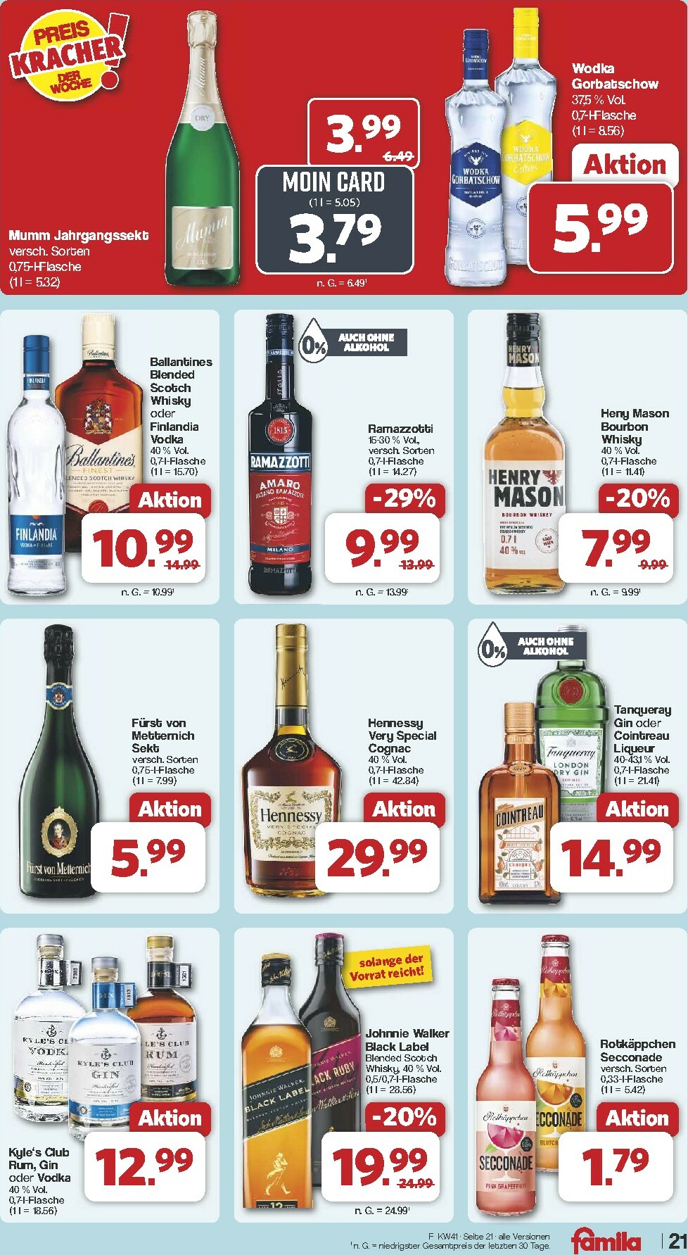 famila-nordwest - Famila Nordwest-Prospekt gültig vom 06.10. bis 11.10. - page: 23