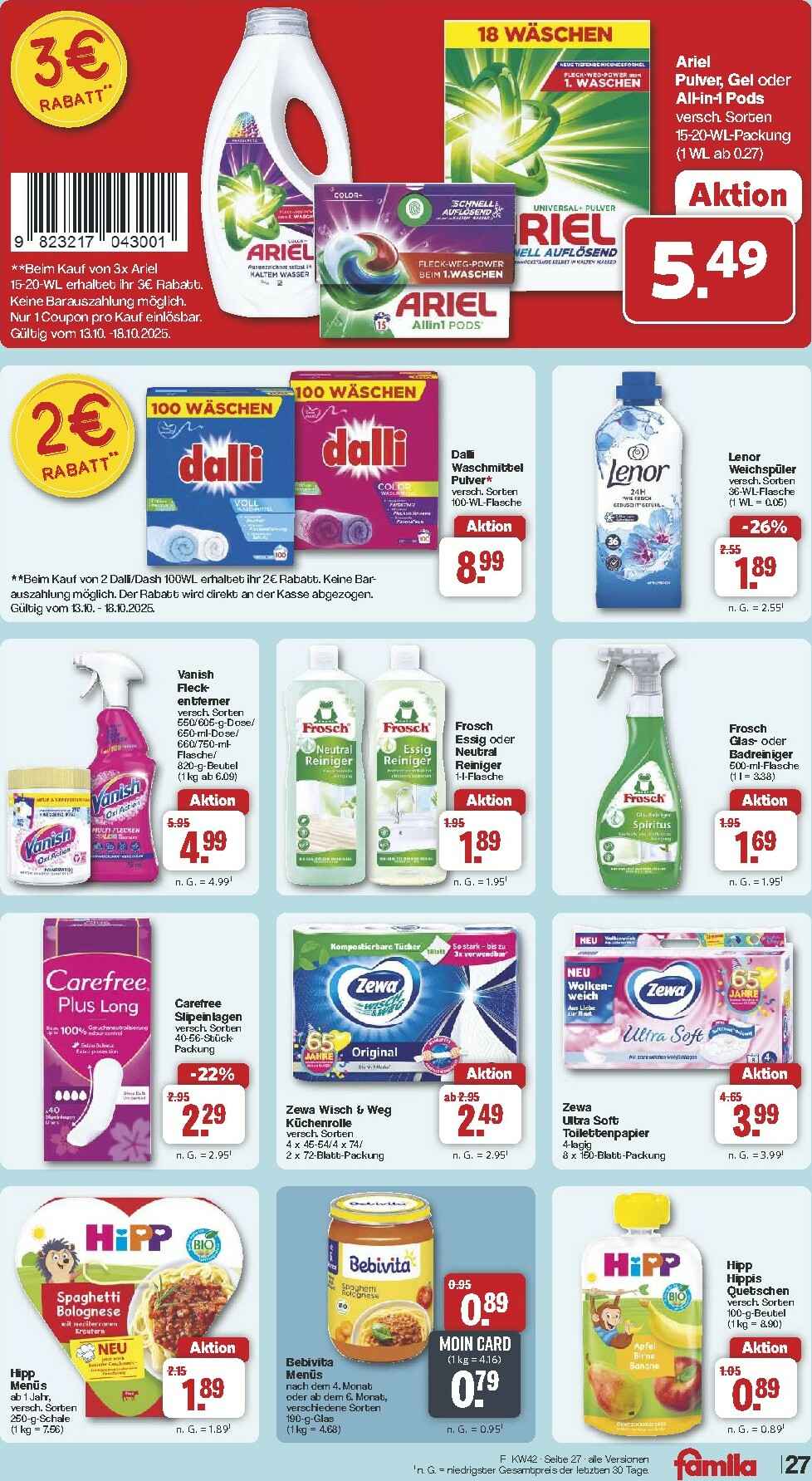 famila-nordwest - Famila Nordwest-Prospekt gültig vom 13.10. bis 18.10. - page: 31 famila-nordwest - Famila Nordwest-Prospekt gültig vom 13.10. bis 18.10. - page: 31
