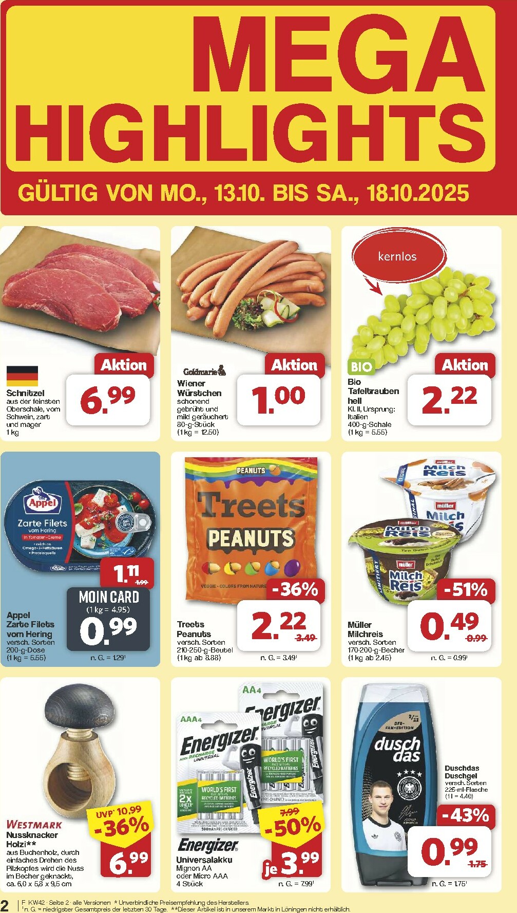 famila-nordwest - Famila Nordwest-Prospekt gültig vom 13.10. bis 18.10. - page: 2 famila-nordwest - Famila Nordwest-Prospekt gültig vom 13.10. bis 18.10. - page: 2