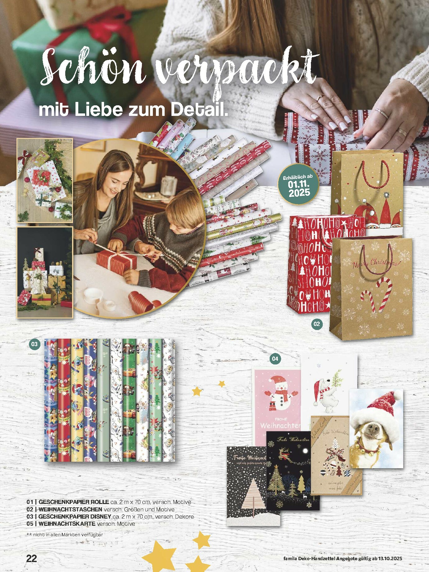 famila-nordwest - Famila Nordwest - Schönste Zeit-Prospekt gültig vom 13.10. bis 31.12. - page: 22 famila-nordwest - Famila Nordwest - Schönste Zeit-Prospekt gültig vom 13.10. bis 31.12. - page: 22