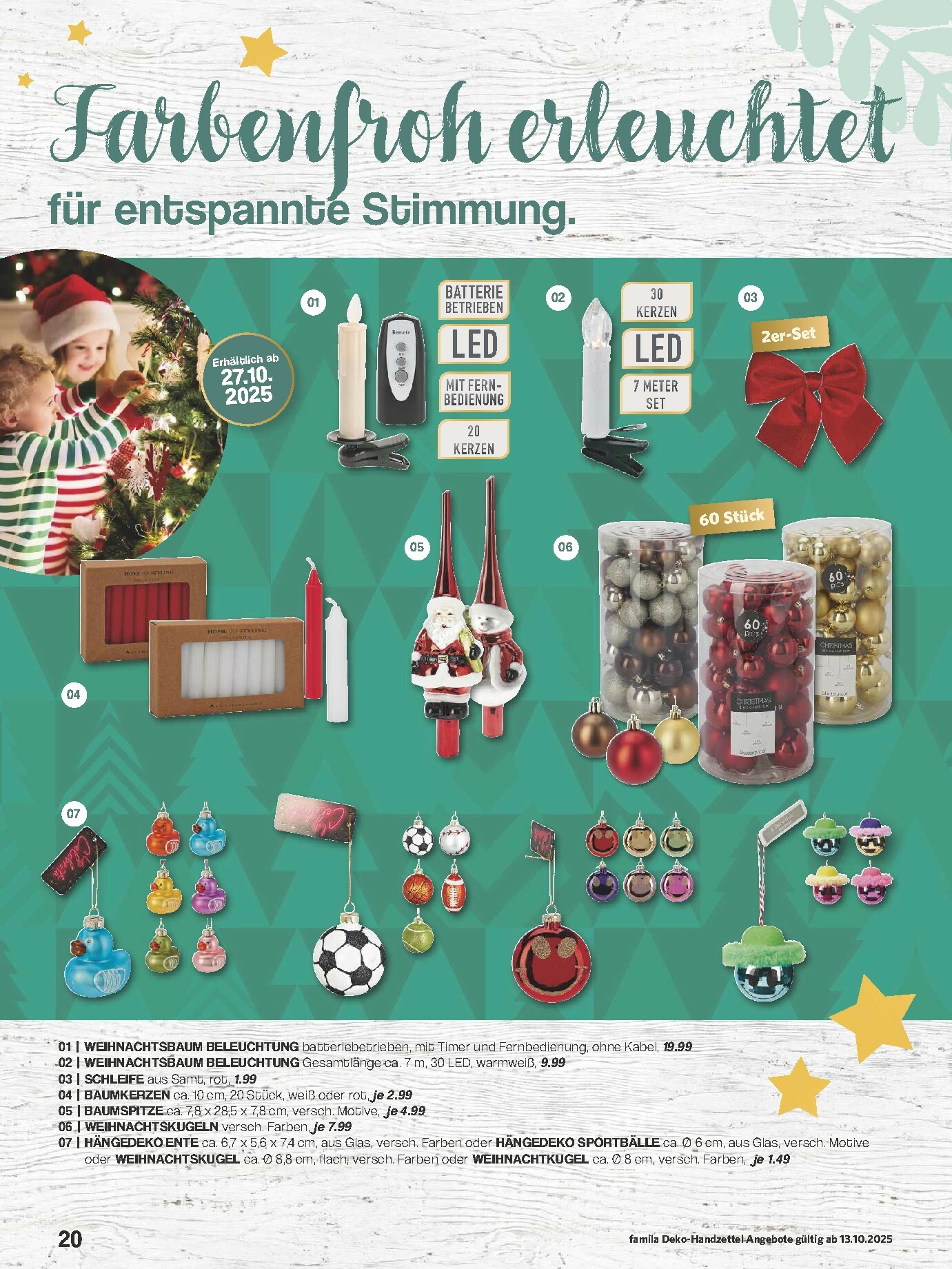 famila-nordwest - Famila Nordwest - Schönste Zeit-Prospekt gültig vom 13.10. bis 31.12. - page: 20 famila-nordwest - Famila Nordwest - Schönste Zeit-Prospekt gültig vom 13.10. bis 31.12. - page: 20