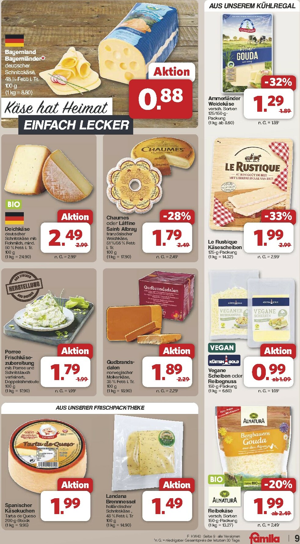 famila-nordwest - Famila Nordwest-Prospekt gültig vom 20.10. bis 25.10. - page: 9 famila-nordwest - Famila Nordwest-Prospekt gültig vom 20.10. bis 25.10. - page: 9