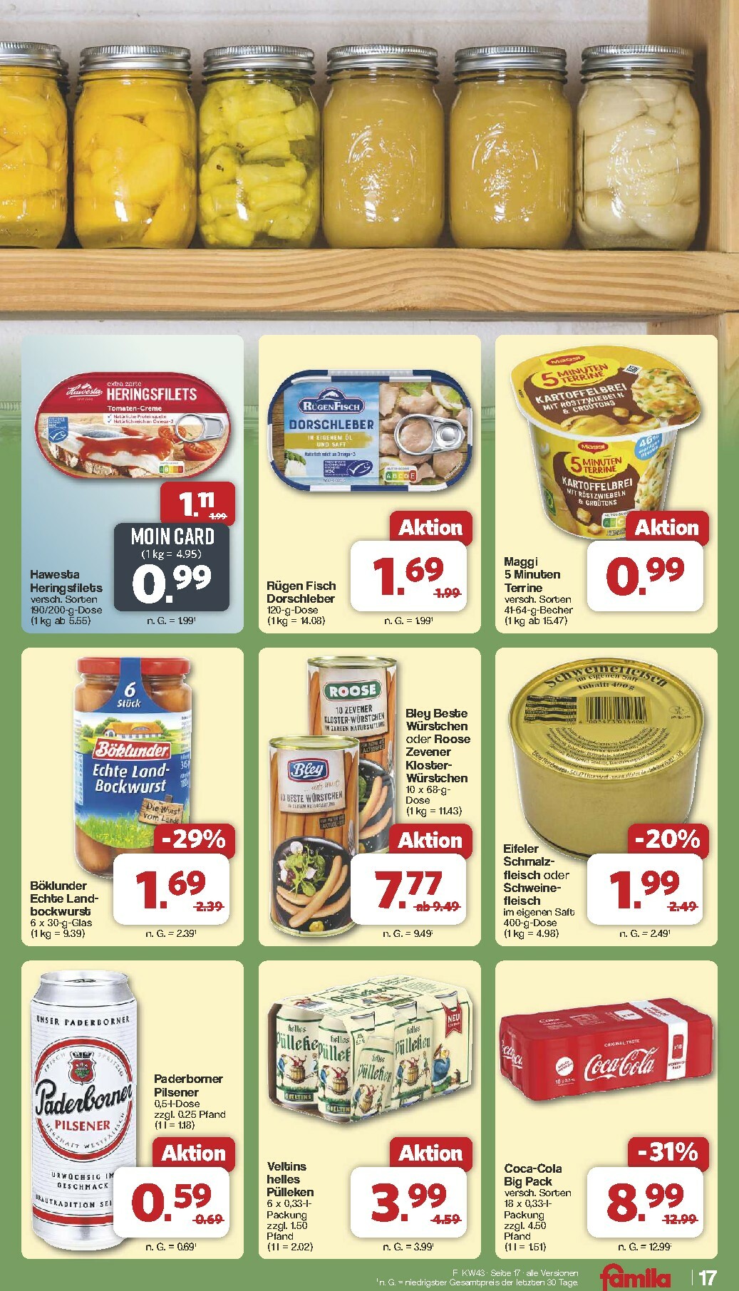 famila-nordwest - Famila Nordwest-Prospekt gültig vom 20.10. bis 25.10. - page: 19 famila-nordwest - Famila Nordwest-Prospekt gültig vom 20.10. bis 25.10. - page: 19