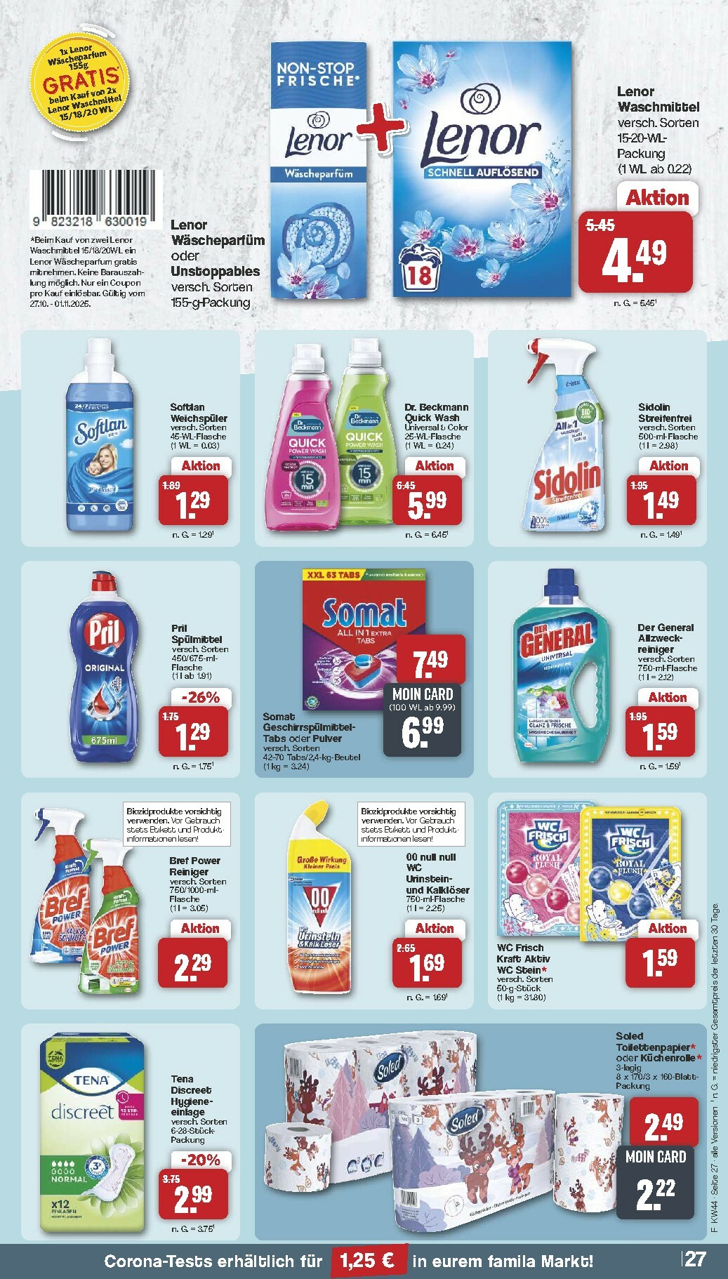 famila-nordwest - Famila Nordwest-Prospekt gültig vom 27.10. bis 01.11. - page: 29 famila-nordwest - Famila Nordwest-Prospekt gültig vom 27.10. bis 01.11. - page: 29