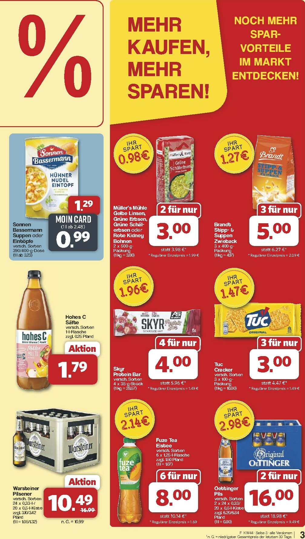 famila-nordwest - Famila Nordwest-Prospekt gültig vom 27.10. bis 01.11. - page: 3 famila-nordwest - Famila Nordwest-Prospekt gültig vom 27.10. bis 01.11. - page: 3