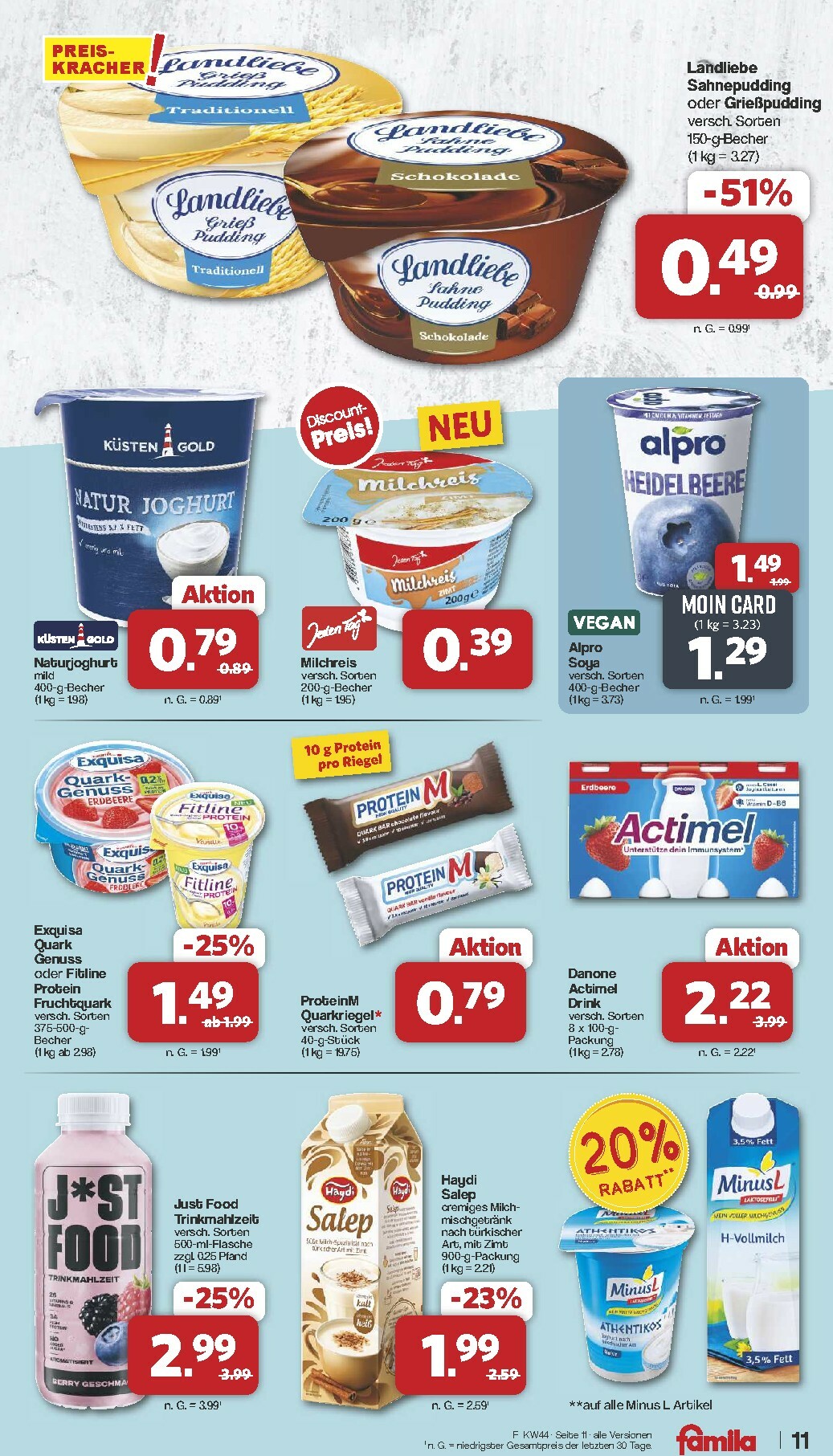 famila-nordwest - Famila Nordwest-Prospekt gültig vom 27.10. bis 01.11. - page: 11 famila-nordwest - Famila Nordwest-Prospekt gültig vom 27.10. bis 01.11. - page: 11