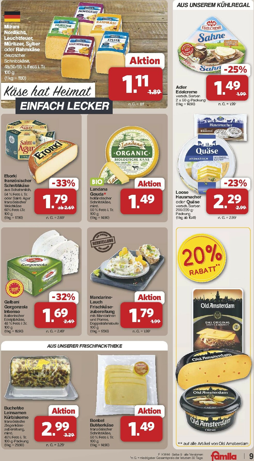 famila-nordwest - Famila Nordwest-Prospekt gültig vom 27.10. bis 01.11. - page: 9 famila-nordwest - Famila Nordwest-Prospekt gültig vom 27.10. bis 01.11. - page: 9