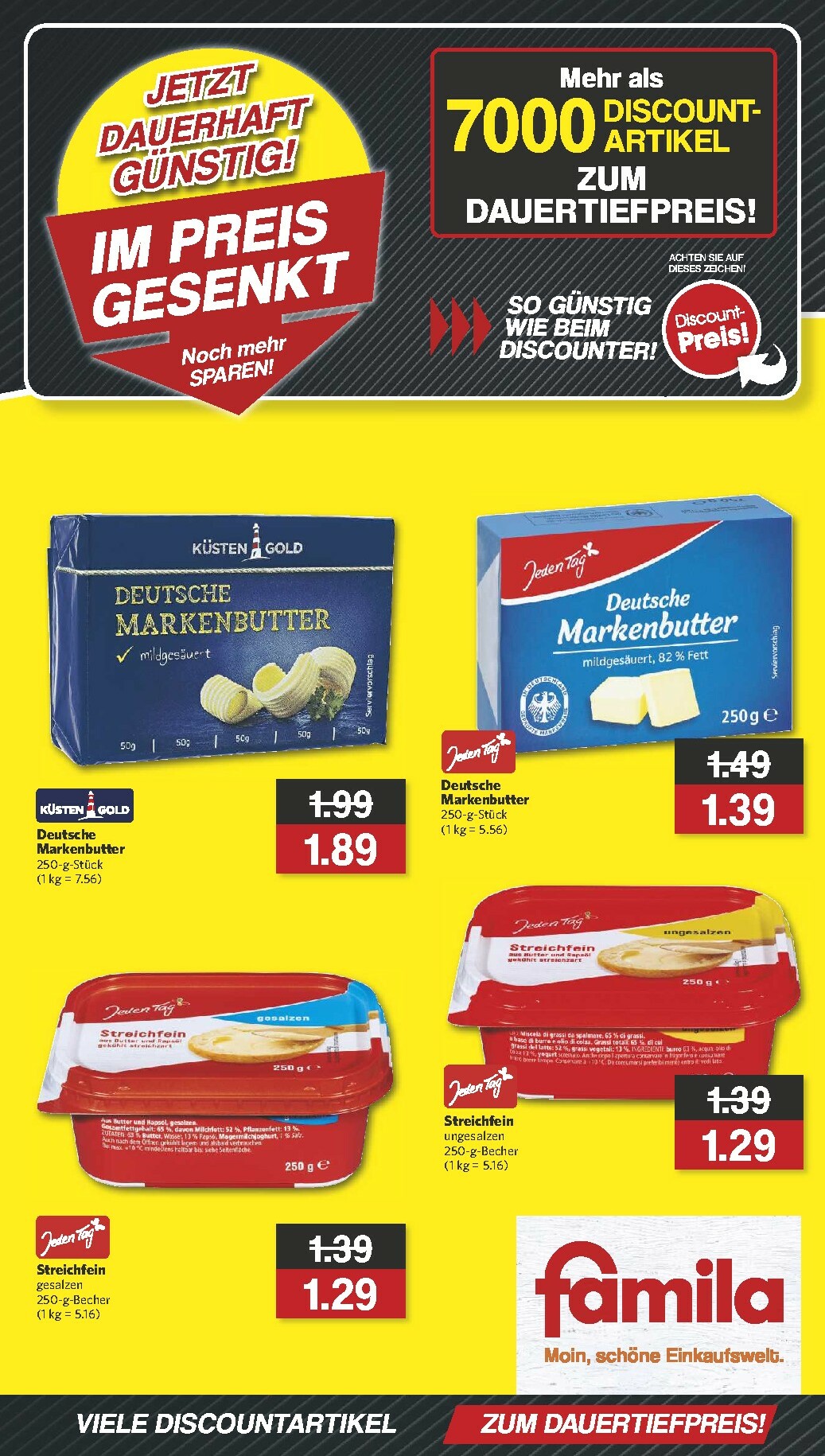 famila-nordwest - Famila Nordwest - Im Preis Gesenkt-Prospekt gültig vom 29.10. bis 03.11.