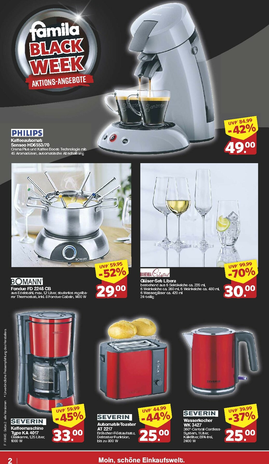 famila-nordwest - Famila Nordwest - Black Week-Prospekt gültig vom 03.11. bis 08.11. - page: 2